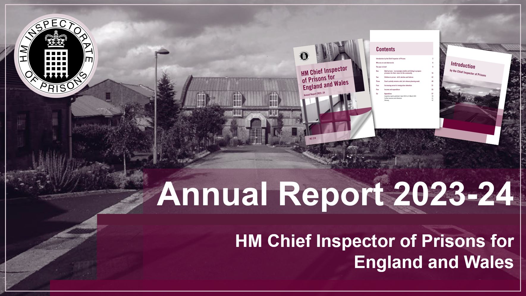 Annual Report 2023 24 HM Inspectorate Of Prisons